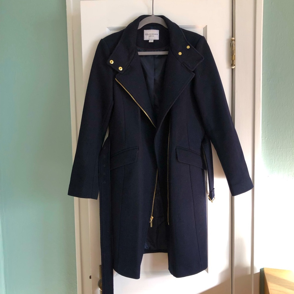 Cole Haan Wool Blend Coat